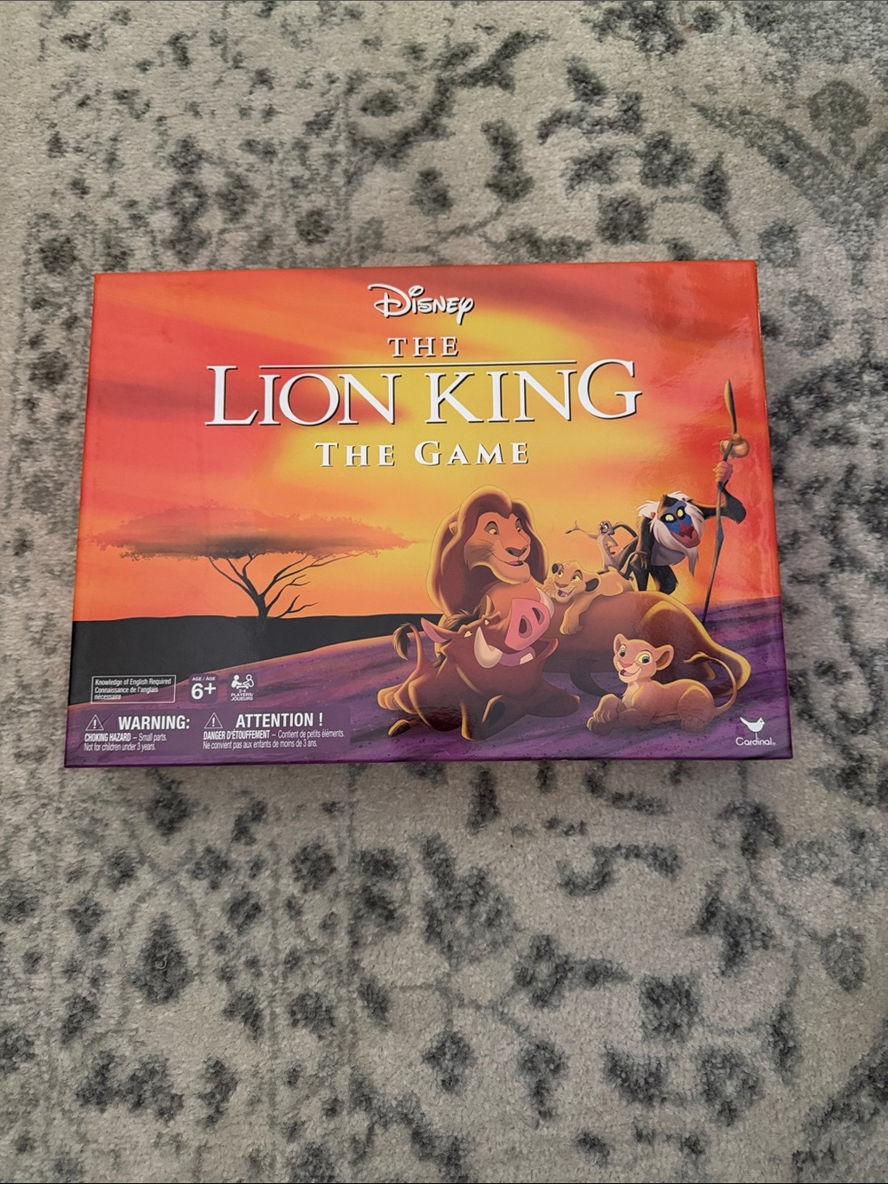 Disney The Lion King The Game - Orange and Purple Box